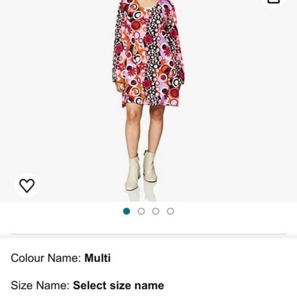 Women’s Plus Size 16W-20W Fun World Women's Feelin' Groovy Dress